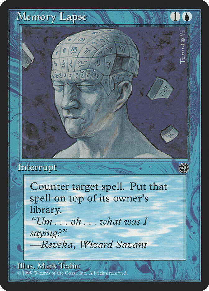 Memory Lapse (Reveka Flavor Text) [Homelands] | Odin's Place