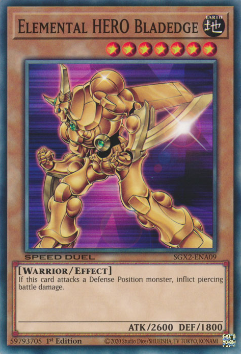 Elemental HERO Bladedge [SGX2-ENA09] Common | Odin's Place