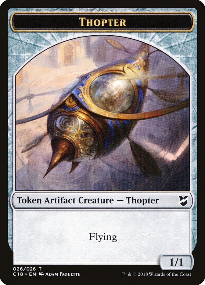 Elemental // Thopter (026) Double-Sided Token [Commander 2018 Tokens] | Odin's Place