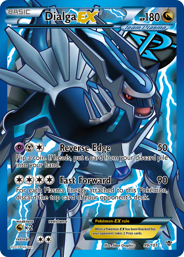 Dialga EX (99/101) [Black & White: Plasma Blast] | Odin's Place