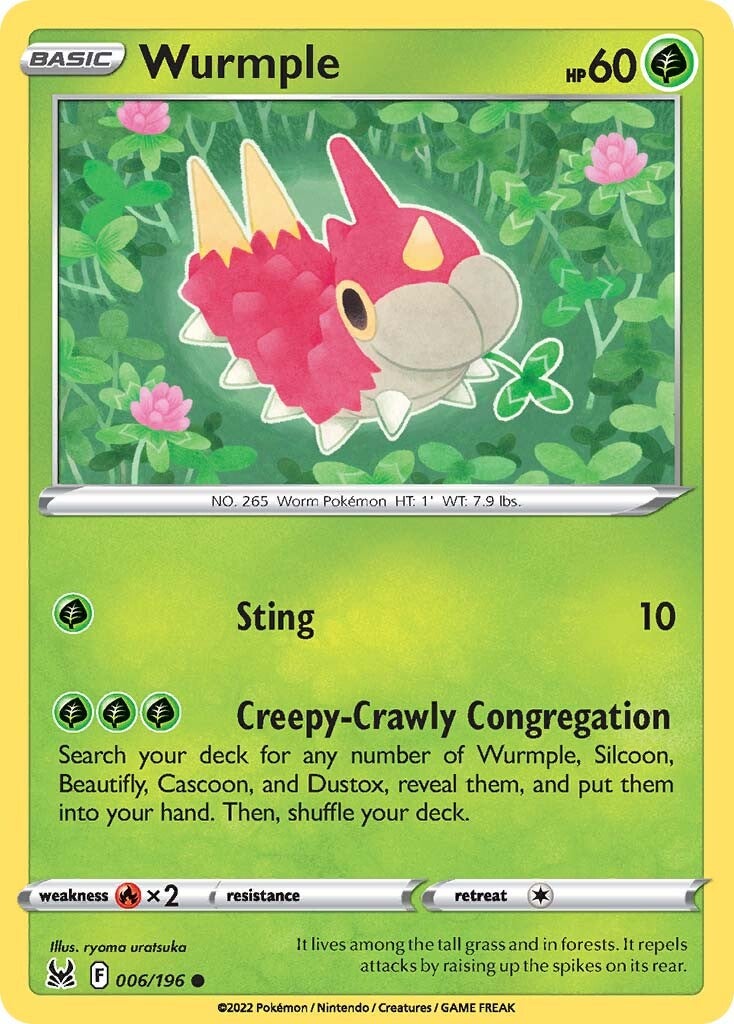 Wurmple (006/196) [Sword & Shield: Lost Origin] | Odin's Place