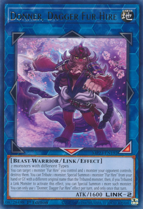 Donner, Dagger Fur Hire [MP23-EN192] Rare | Odin's Place