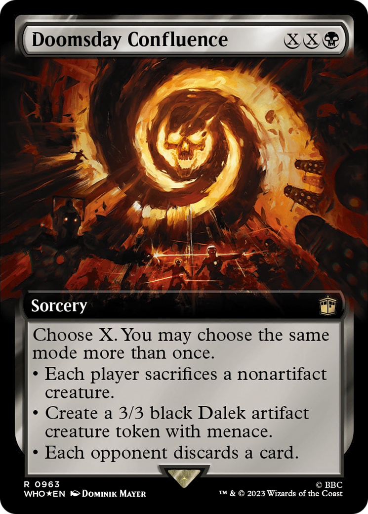 Doomsday Confluence (Extended Art) (Surge Foil) [Doctor Who] | Odin's Place