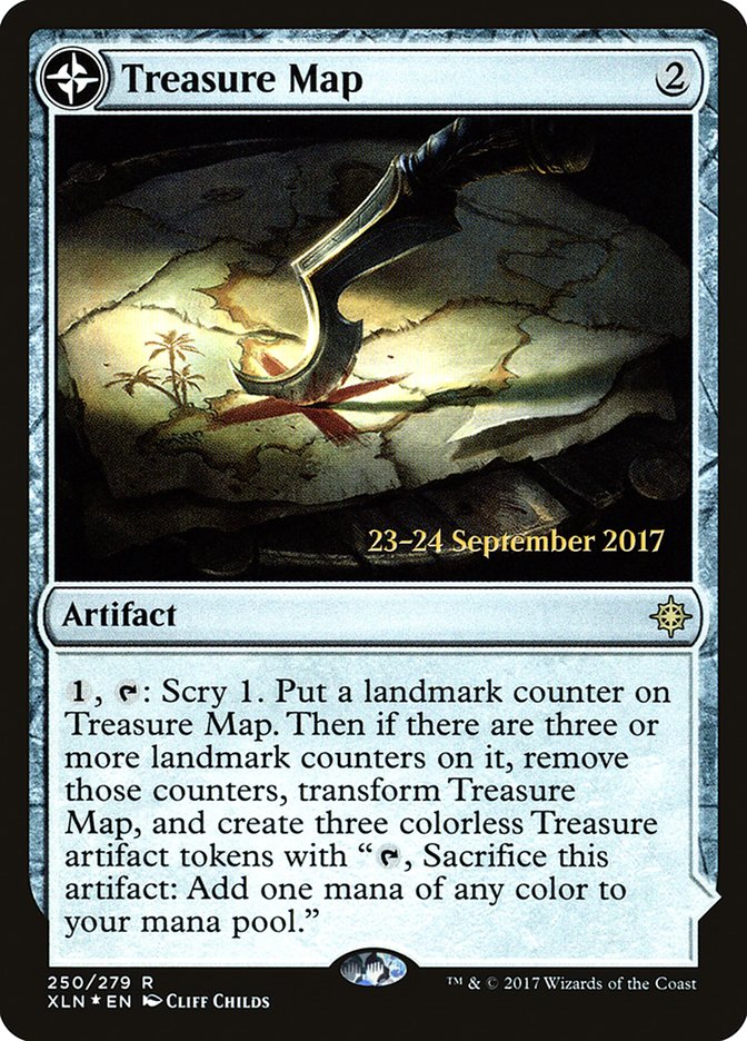 Treasure Map // Treasure Cove [Ixalan Prerelease Promos] | Odin's Place