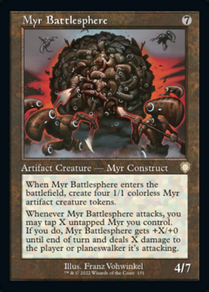 Myr Battlesphere (Retro) [The Brothers' War Commander] | Odin's Place
