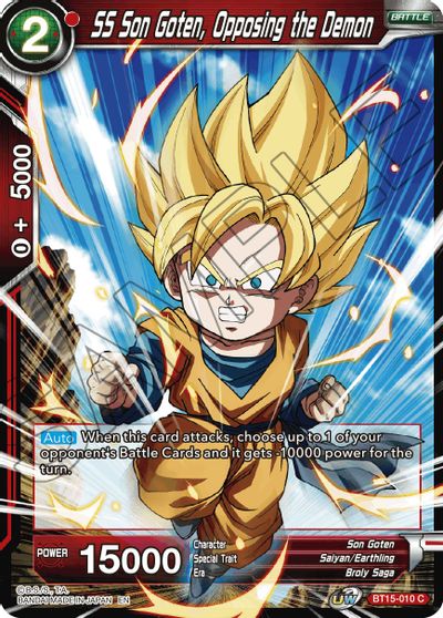 SS Son Goten, Opposing the Demon (BT15-010) [Saiyan Showdown] | Odin's Place