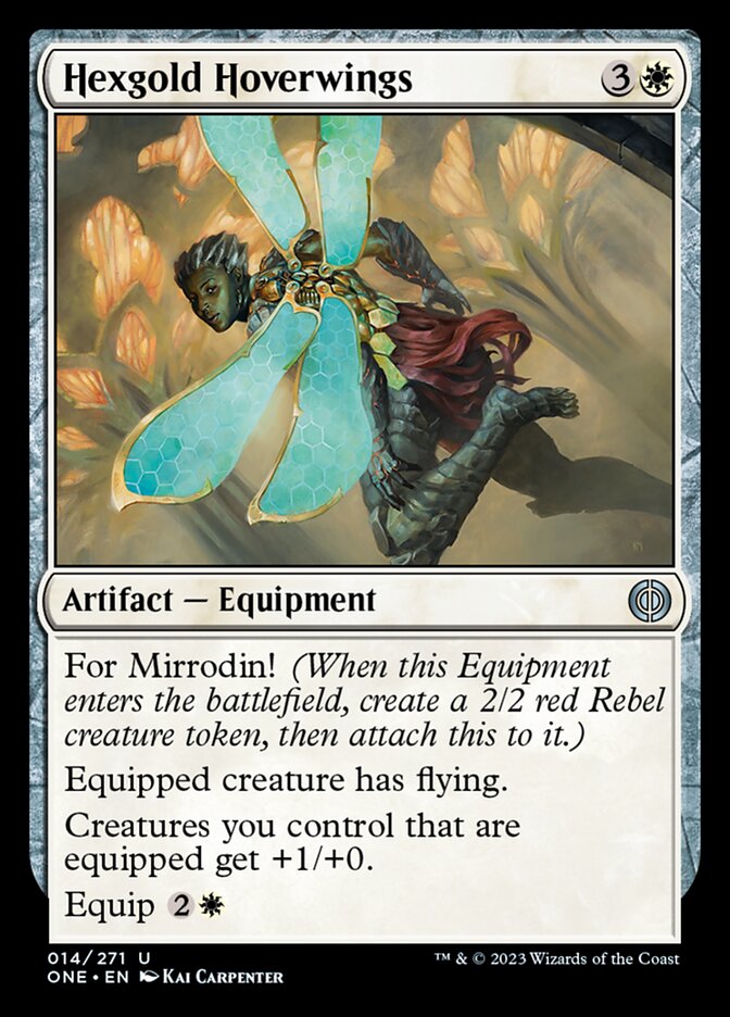 Hexgold Hoverwings [Phyrexia: All Will Be One] | Odin's Place