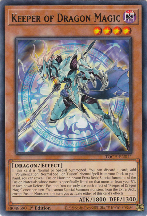 Keeper of Dragon Magic [TOCH-EN041] Rare | Odin's Place