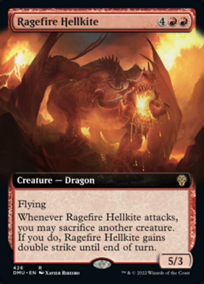 Ragefire Hellkite (Extended Art) [Dominaria United] | Odin's Place