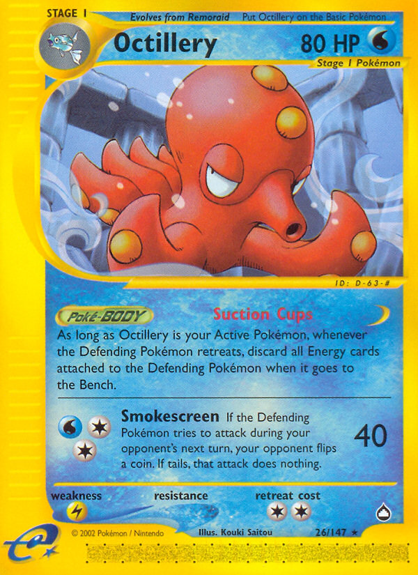 Octillery (26/147) [Aquapolis] | Odin's Place
