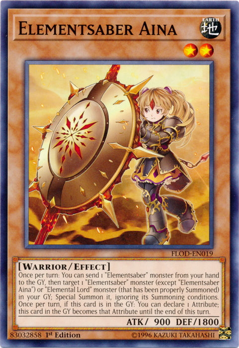 Elementsaber Aina [FLOD-EN019] Common | Odin's Place