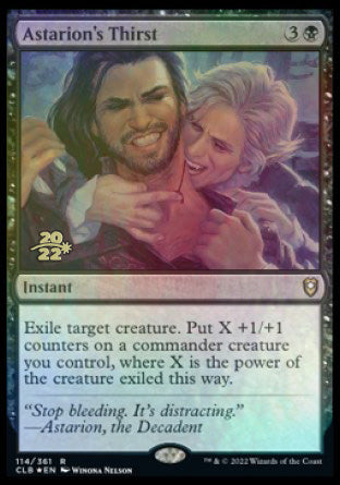 Astarion's Thirst [Commander Legends: Battle for Baldur's Gate Prerelease Promos] | Odin's Place