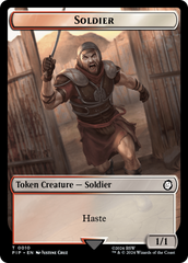 Soldier (010) // Food (012) Double-Sided Token [Fallout Tokens] | Odin's Place