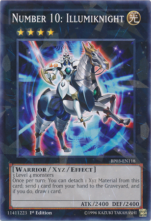 Number 10: Illumiknight [BP03-EN118] Shatterfoil Rare | Odin's Place