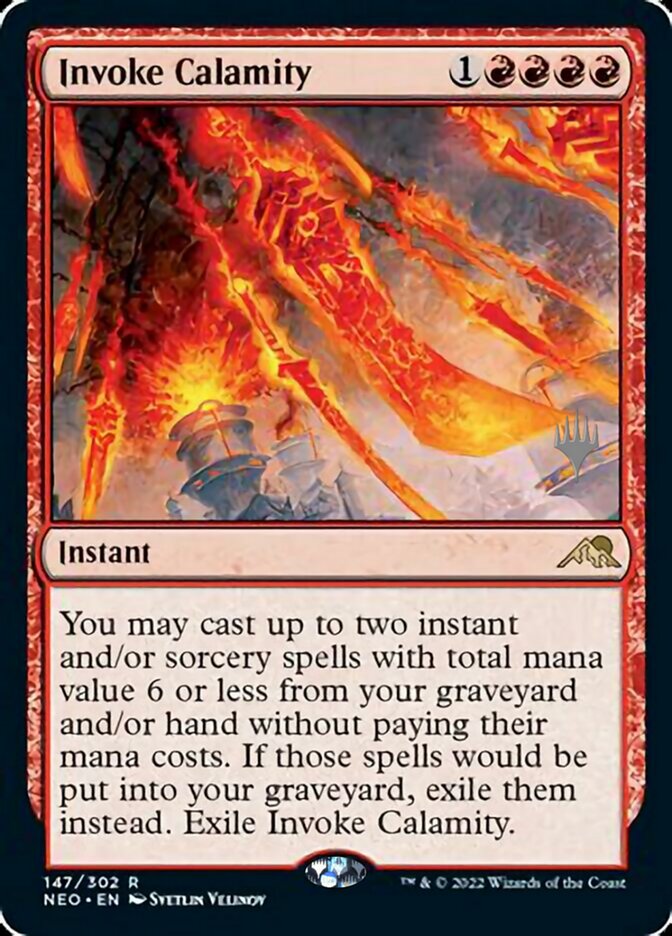 Invoke Calamity (Promo Pack) [Kamigawa: Neon Dynasty Promos] | Odin's Place