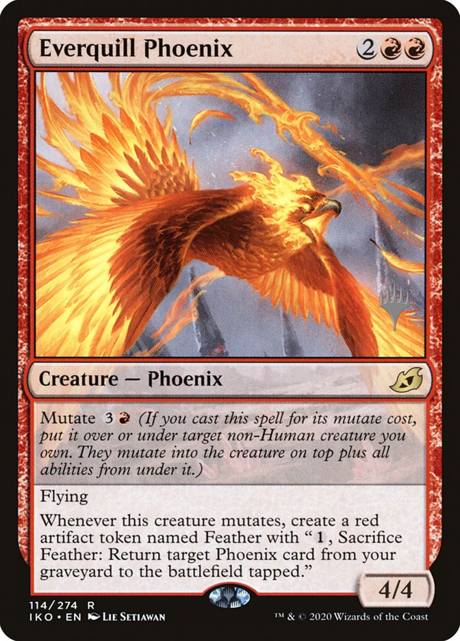 Everquill Phoenix (Promo Pack) [Ikoria: Lair of Behemoths Promos] | Odin's Place