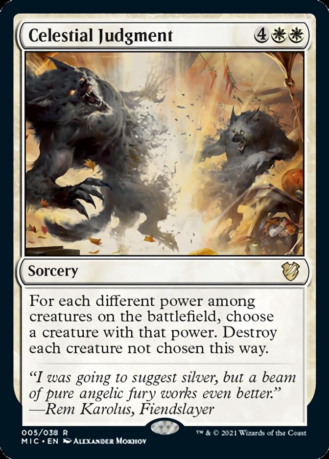 Celestial Judgment [Innistrad: Midnight Hunt Commander] | Odin's Place