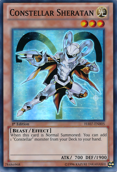 Constellar Sheratan [HA07-EN005] Super Rare | Odin's Place