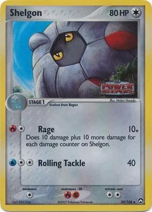 Shelgon (39/108) (Stamped) [EX: Power Keepers] | Odin's Place