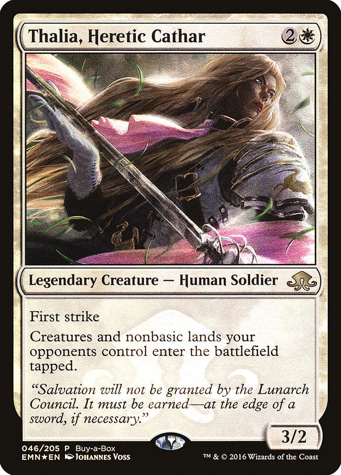 Thalia, Heretic Cathar (46) (Buy-A-Box) [Eldritch Moon Promos] | Odin's Place
