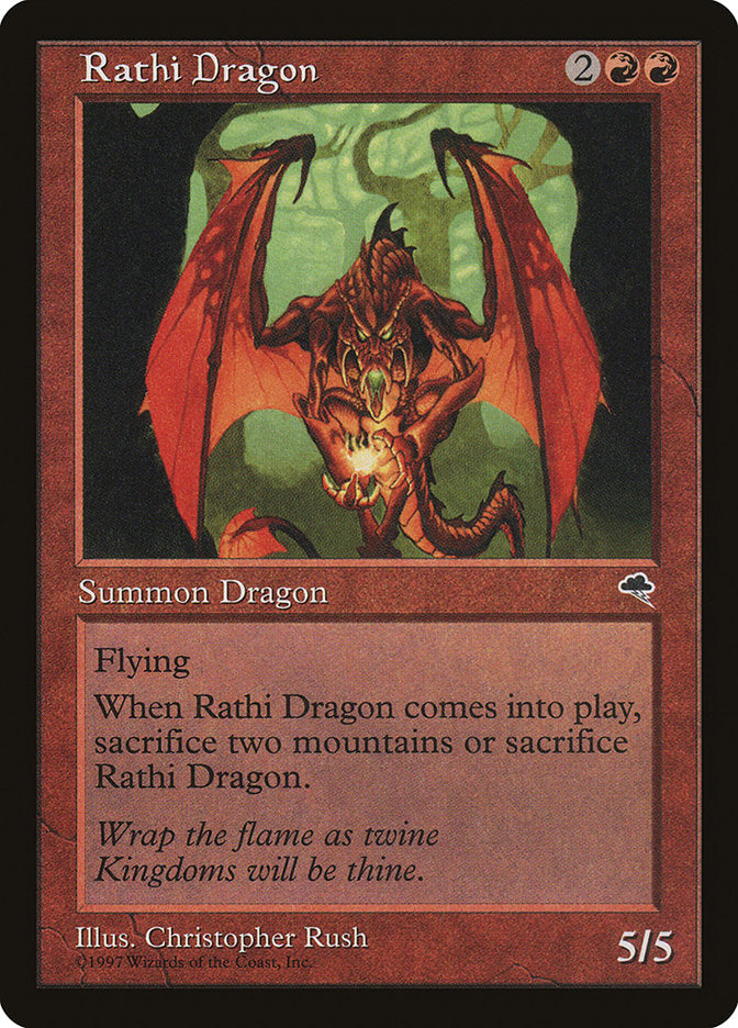 Rathi Dragon (196) [Tempest] | Odin's Place