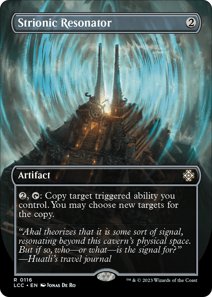 Strionic Resonator (Borderless) [The Lost Caverns of Ixalan Commander] | Odin's Place
