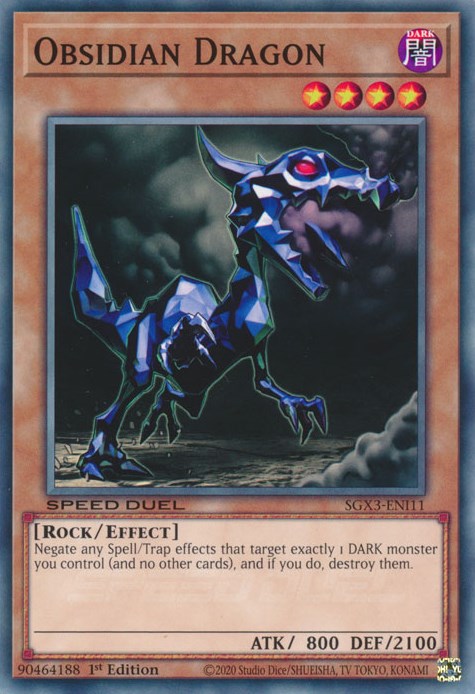 Obsidian Dragon [SGX3-ENI11] Common | Odin's Place