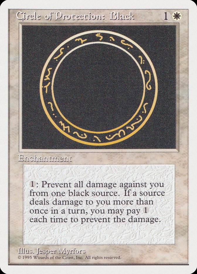 Circle of Protection: Black [Rivals Quick Start Set] | Odin's Place