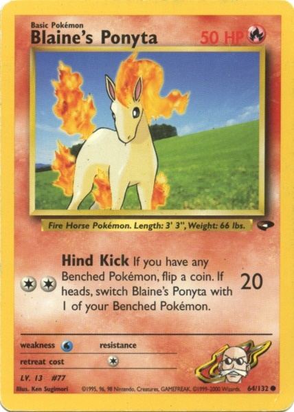 Blaine's Ponyta (64/132) [Gym Challenge Unlimited] | Odin's Place