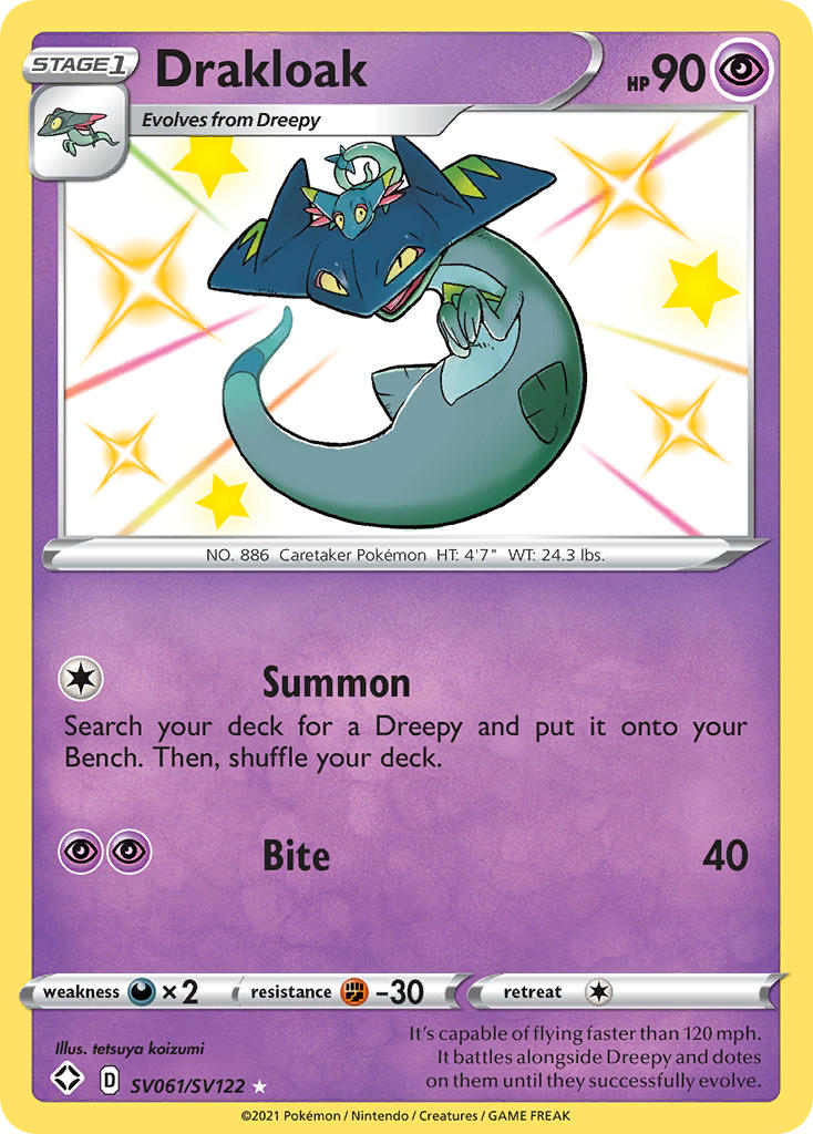 Drakloak (SV061/SV122) [Sword & Shield: Shining Fates] | Odin's Place