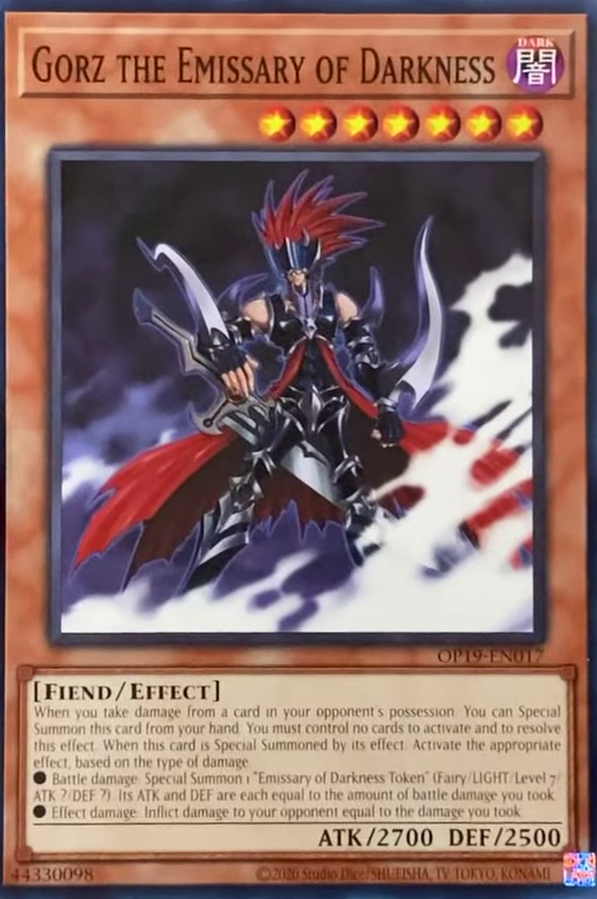 Gorz the Emissary of Darkness [OP19-EN017] Common | Odin's Place