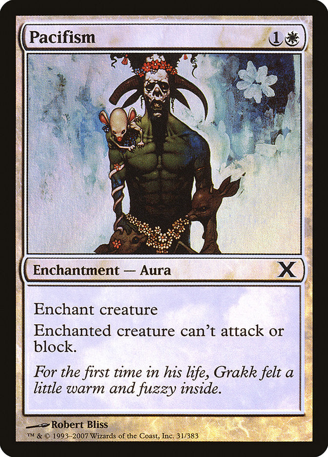 Pacifism (Premium Foil) [Tenth Edition] | Odin's Place