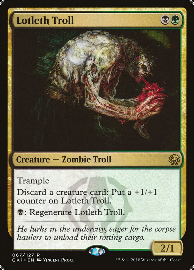 Lotleth Troll (67) [Guilds of Ravnica Guild Kit] | Odin's Place