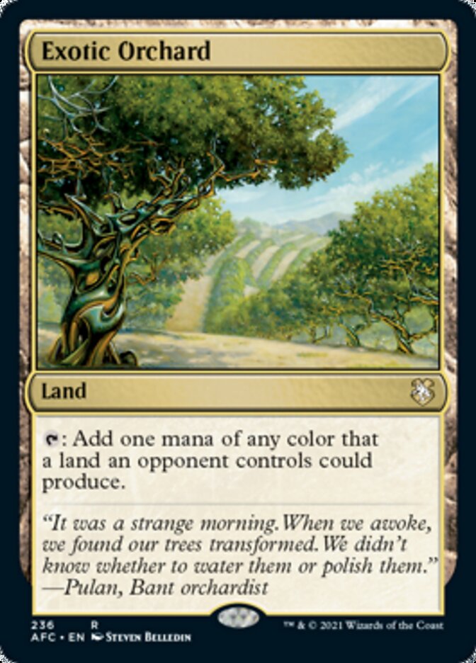 Exotic Orchard [Dungeons & Dragons: Adventures in the Forgotten Realms Commander] | Odin's Place