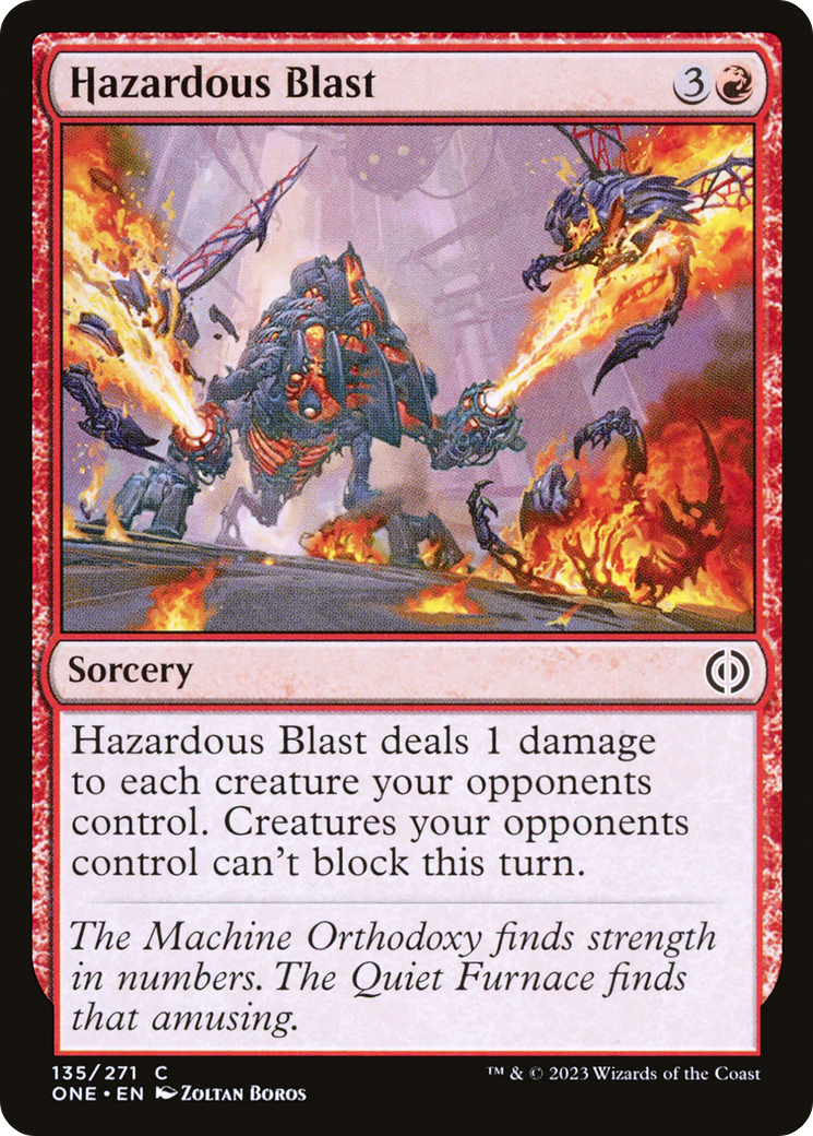 Hazardous Blast [Phyrexia: All Will Be One] | Odin's Place