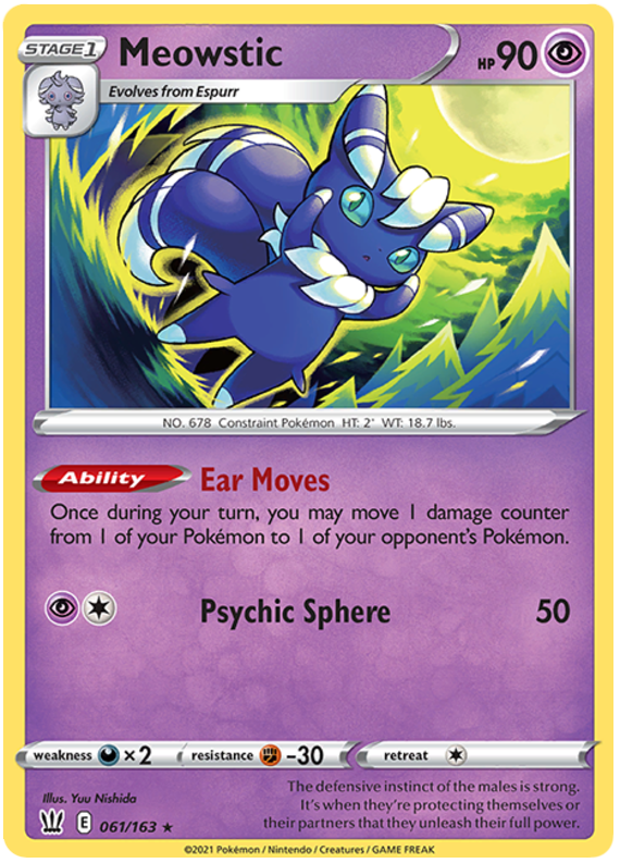 Meowstic (061/163) [Sword & Shield: Battle Styles] | Odin's Place
