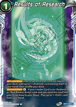 Results of Research (BT17-058) [Ultimate Squad] | Odin's Place