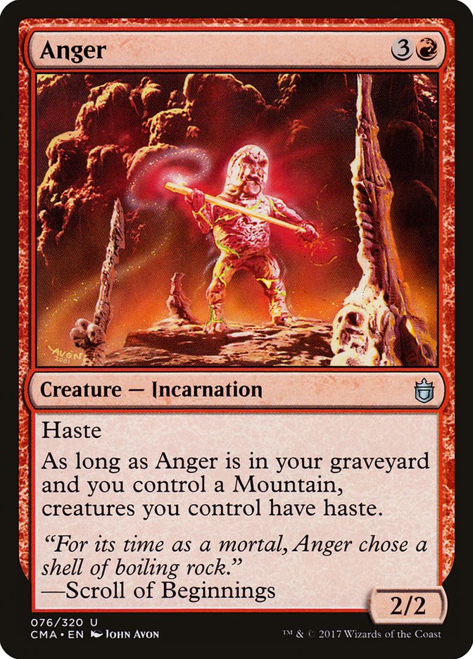 Anger (76) [Commander Anthology] | Odin's Place