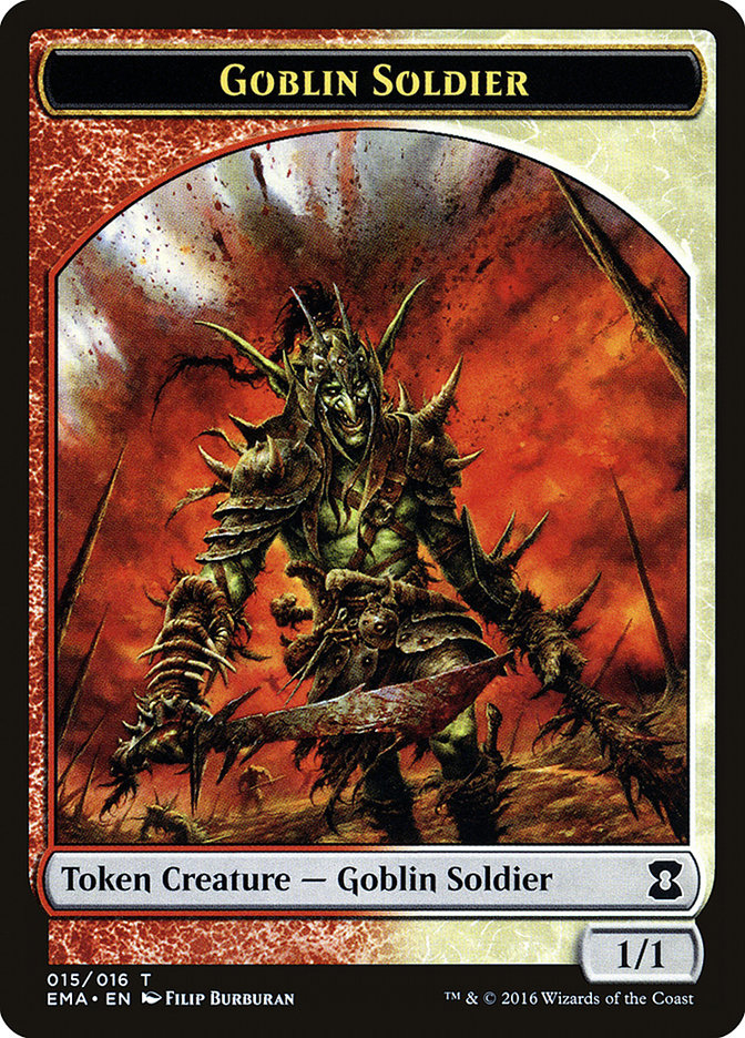 Goblin Soldier Token (15) [Eternal Masters Tokens] | Odin's Place