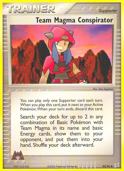 Team Magma Conspirator (82/95) [EX: Team Magma vs Team Aqua] | Odin's Place