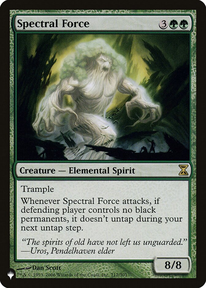 Spectral Force [The List] | Odin's Place