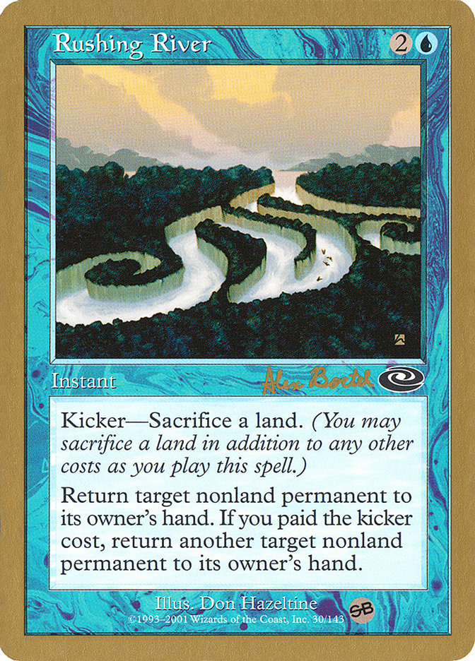Rushing River (Alex Borteh) (SB) [World Championship Decks 2001] | Odin's Place