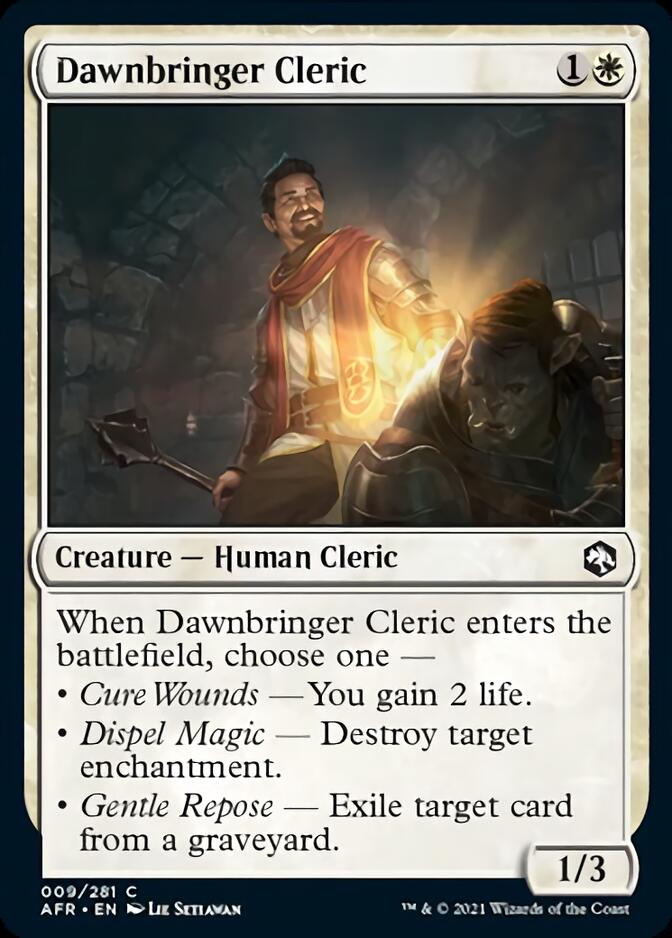 Dawnbringer Cleric [Dungeons & Dragons: Adventures in the Forgotten Realms] | Odin's Place