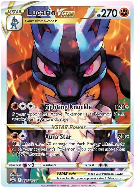 Lucario VSTAR (SWSH291) [Sword & Shield: Black Star Promos] | Odin's Place