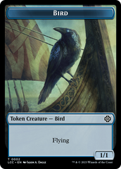 Bird // Merfolk (0003) Double-Sided Token [The Lost Caverns of Ixalan Commander Tokens] | Odin's Place