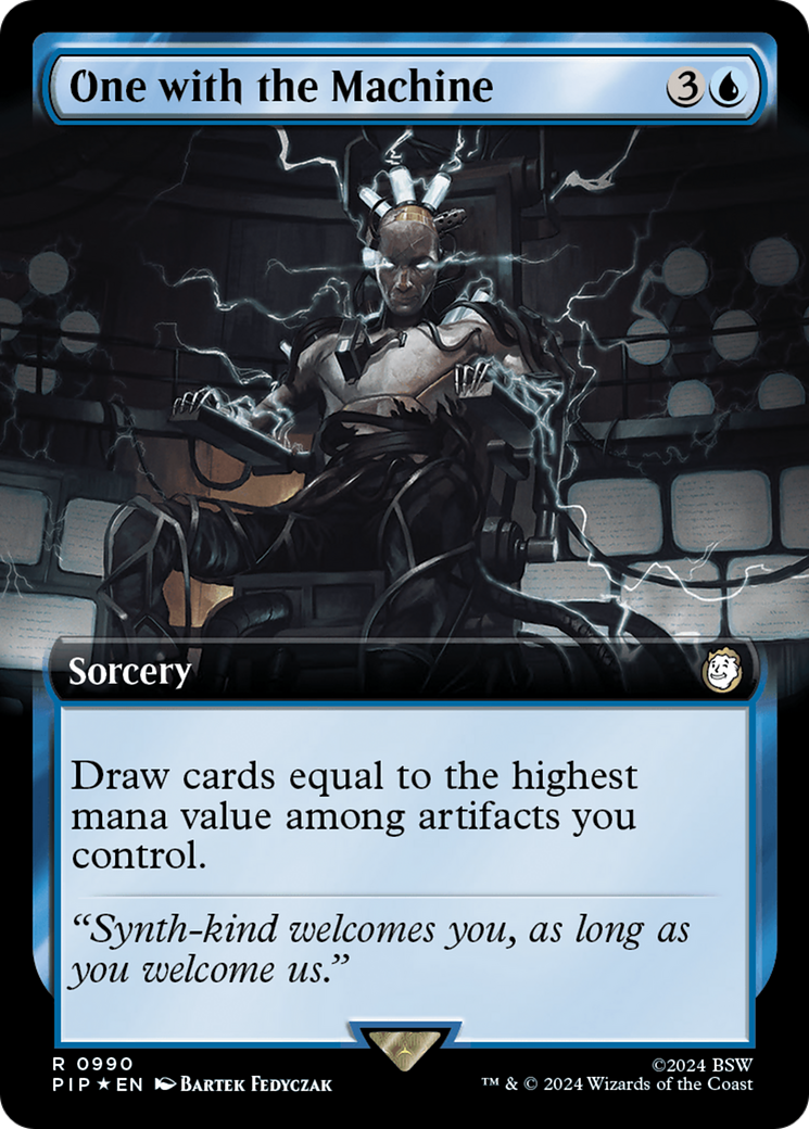 One with the Machine (Extended Art) (Surge Foil) [Fallout] | Odin's Place
