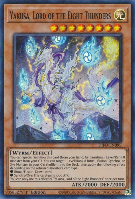 Yakusa, Lord of the Eight Thunders [DIFO-EN095] Super Rare | Odin's Place