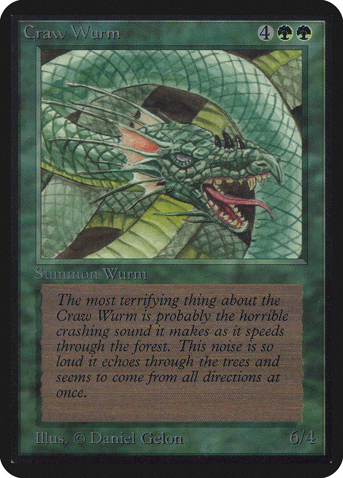 Craw Wurm (190) [Alpha Edition] | Odin's Place