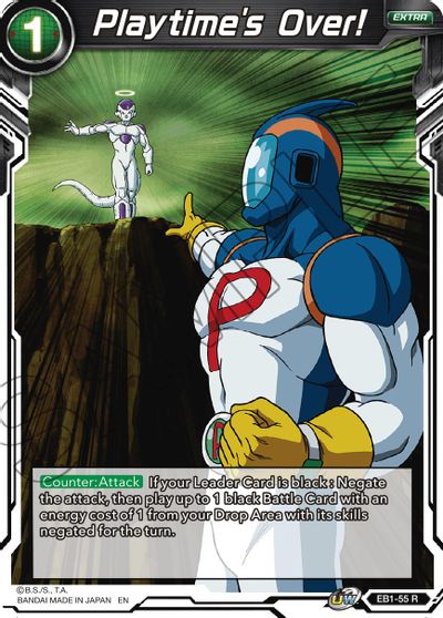 Playtime's Over! (EB1-055) [Battle Evolution Booster] | Odin's Place