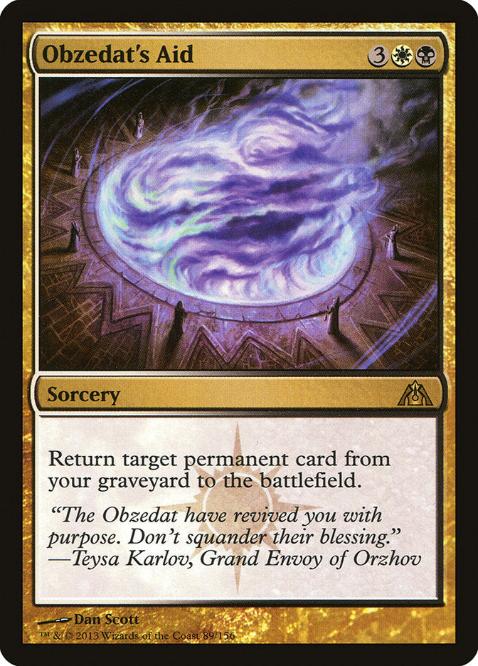 Obzedat's Aid (89) [Dragon's Maze] | Odin's Place
